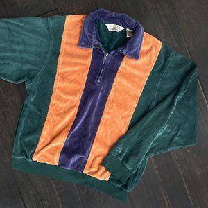 Vintage Velour Quarter zip